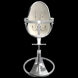 Стільчик для годування Bloom Fresco Silver/Coconut white (E10535-S\E10516-CWL) - мініатюра 4