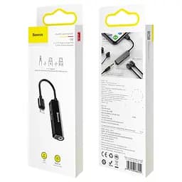 Перехідник Baseus L52 3 in 1 lightning to Dual Lightning + 3.5 мм AUX - мініатюра 3