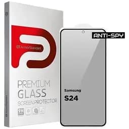 Захисне скло для смартфона ArmorStandart FG Anti Spy Samsung Galaxy S24 Black (ARM75393)