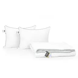 Набор MirSon антиаллергенный №9591 Royal Ecosilk лето одеяло 140х205 см + подушка белый (2200010807301)