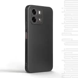 Чехол-накладка для смартфона OPPO A6S 4G, противоударный, силиконовый, термополиуретановый (ТПУ), с защитой камеры и корпуса, черный, защита всего корпуса, ArmorStandart (ARM90347) - мініатюра 2
