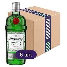 Упаковка джину Tanqueray London Dry Gin 47.3% 4.2 л (0.7 л х 6 шт.)