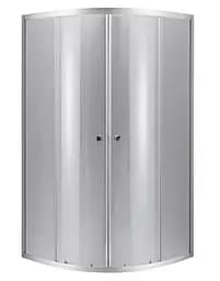 Душевая кабина Lidz Latwa SC90x90.SAT.LOW.DGR полукруглая, стекло темное тонированное 4 мм, без поддона LLSC9090SATLOWDGR2