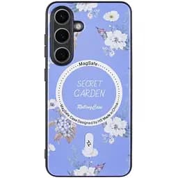 TPU+PC чохол Epik Secret Garden with MagFit для Samsung Galaxy S24 Lilac