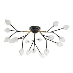 Люстра стельова Brille для вітальні G4 2W BK (BL-916C/18)