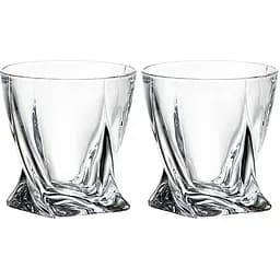 Набор стаканов Bohemia Quadro для виски 340 мл х 2 шт (2k936/99A44/340/2)