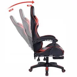 Крісло геймерське Hanert G-Force з підставкою для ніг Black/Red - мініатюра 5