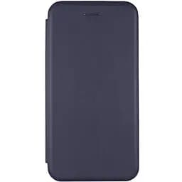 Шкіряний чохол-книжка Classy для Xiaomi Redmi Note 10 5G / Poco M3 Pro Темно-синій