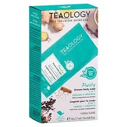 Вологі серветки для тіла Teaology Yoga care Освіжаючі, 10 шт.