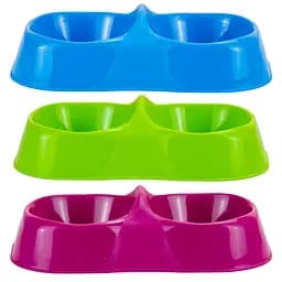 Миска двойная для корма и воды MPS Maya Double M Miz Col. 26x15x8 см 