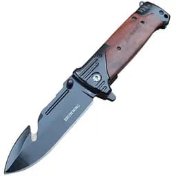 Нож складной Browning-DA311, ручка сталь+дерево, длина 232 мм, 310 гр, Box