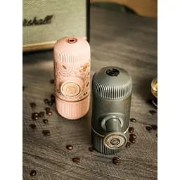 Портативна еспресо-кавоварка Wacaco Nanopresso темно-сіра з чохлом, механічна, для меленої кави - мініатюра 5