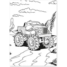 Розмальовка 1 Вересня Monster Truck 12 сторінок (742810) - мініатюра 2