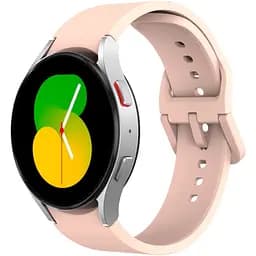 Ремінець для Samsung Galaxy Watch 4 40mm - бежевий ширина кріплення 20мм силікон Watchbands Color Angle (W29-5WB39441171)