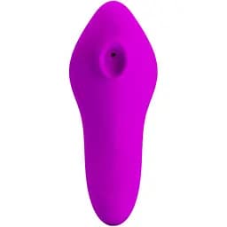 Вакуумный стимулятор клитора с вибрацией Pretty Love Magic Fish фиолетовый