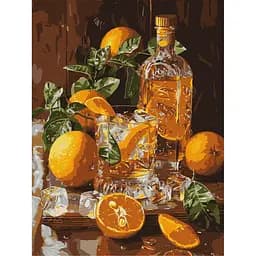 Картина по номерам "Апельсиновый вечер" ©art_selena_ua Ideyka KHO5754, 30х40 см