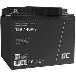 Аккумуляторная батарея Green Cell VRLA 12V 40Ah AGM22