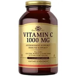 Вітаміни та мінерали Solgar Vitamin C 1000 mg, 250 вегакапсул