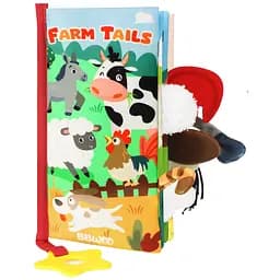 Детская развивающая текстильная книга Urmywo Ферма (WB02)