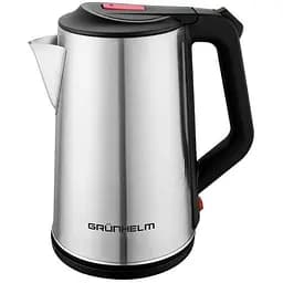 Електрочайник Grunhelm EKS-1926S 2.3 л 1500 Вт Сріблястий