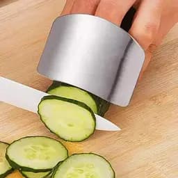 Накладка для пальців при нарізці продуктів металева захисна (8575)