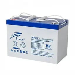 Аккумуляторная батарея GEL RITAR DG12-65, Gray Case, 12V 65Ah (350 х 167 х 182) Q1/48