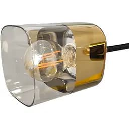 Мінімалістична люстра Brille BR-270S/3 E27 PB+BK - мініатюра 3