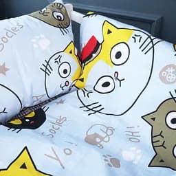 Підковдра MirSon 18-0007 Cool Cat бязь 110х140 см (2200010262469) - мініатюра 3