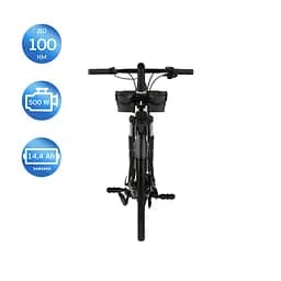 Електровелосипед Okai EB10-28" 250(500) W 14.4 Ah 100 km 25 km\h NFC App Beige - мініатюра 3