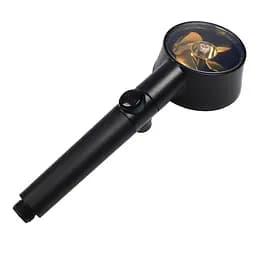 Лійка для душу Pressurized Shower Black, чорна, з турбовентилятором і шлангом 145 см - мініатюра 6