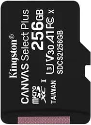 Карта пам'яті Kingston microSDHC/SDXC UHS-I Class 10 Canvas Select Plus 256Gb