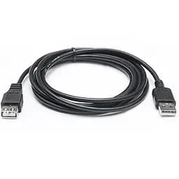 Кабель REAL-EL Pro USB - USB V 2.0 (M/F), 2 м, черный (EL123500028)
