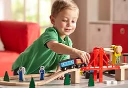 Дерев'яна дитяча залізниця Melissa&Doug (MD701) - мініатюра 6