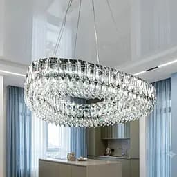 Світлодіодна люстра з кришталем Splendid Ray L7069/600/1 LED (CH+clear)