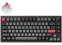 Клавіатура Lemokey P1 Pro Keychron Super Red Wireless EN/UKR RGB Carbon Black (P1P-M1-UA)