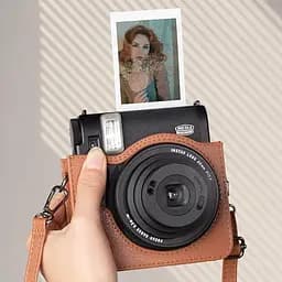 Подарунковий набір Камера Fujifilm Instax Mini 99, Фотопапір 20шт, Чохол, Фотоальбом на 108 фото Коричневий - мініатюра 5