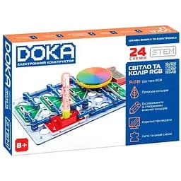 Электронный конструктор Doka Свет и цвет RGB D70700 со светом