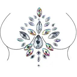 Наклейки кристали для грудей Crystals 2 8517 11х8 см