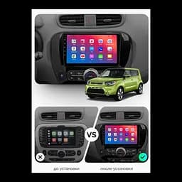 Штатний головний пристрій EasyGo KA912-G10 9inch Kia Soul 2013-2019 - мініатюра 2
