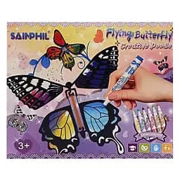 Набор для творчества Раскраска "Бабочка" SP5501 фломастеры