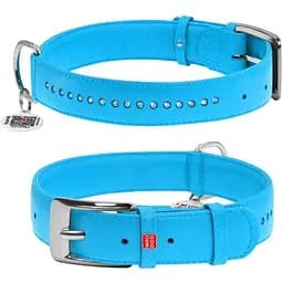 Ошейник Waudog Glamour с QR паспортом со стразами Размер S