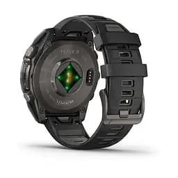 Смарт-часи Garmin Fenix 8 47 мм AMOLED Сапфір Чорний/Титан Карбоновий DLC з силіконовим ремінцем QuickFit 22 мм - мініатюра 3