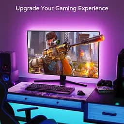 Освітлення для телевізора Hamlite TV Backlight 70, 75, 80, 82-дюймове, USB-світлодіодна стрічка для освітлення телевізора - мініатюра 2