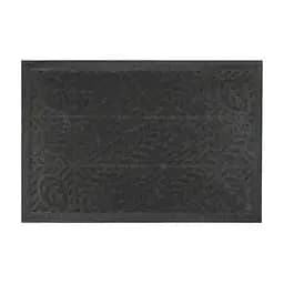 Килимок придверний Eco Fabric Листя з кромкою смарагд 40 х 60 см (4060-110) - мініатюра 2