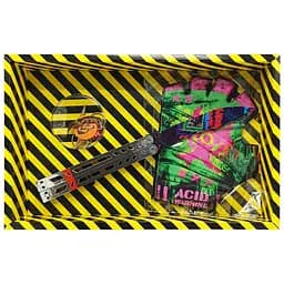 Сувенірні ножі дерев'яні набір BOX "Метелик ЗБІЙ" BALZ-B