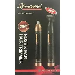 Тример для стрижки волосся носа вух брів Gemei GM-3120 2 в 1 - мініатюра 6