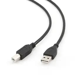 Кабель USB 2.0 AM – USB BM, 3 м, черный, Cablexpert (CCP-USB2-AMBM-10)