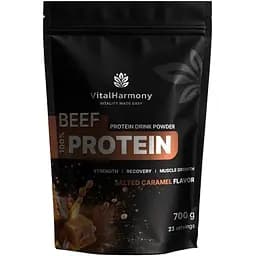 Яловичий гідролізат VitalHarmony Beef Protein, 700 грам - Солона карамель