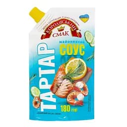 Майонезний соус Королівський смак Тартар 30% 180 г