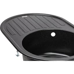 Кухонна мийка Lidz 780x500/200 BLM-14 чорний металік (LIDZBLM14780500200) - мініатюра 3